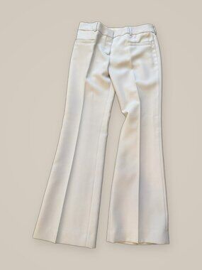Miu Miu Ivory Tailored Flared Trousers
